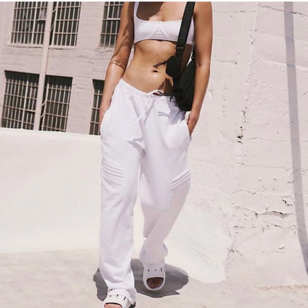 Free People Movement NEW White Wide Leg Sweatpants Women’s XS